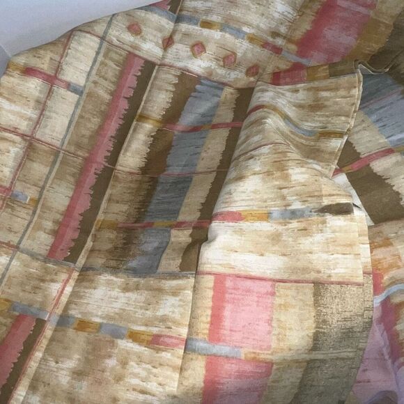 Set 2 Rod Pocket Curtain Panel 42”W”X 86” Each Multi Color NEW Window Treatment - Picture 1 of 6
